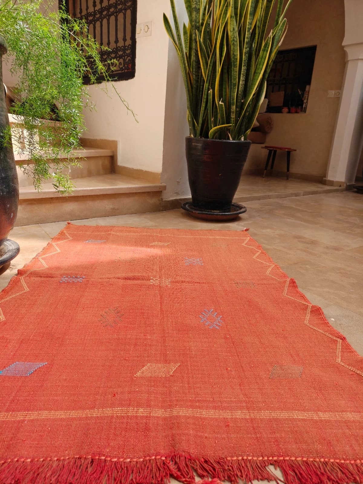 Handmade Sabra (cactus Silk) Rug From Marrakech 150x100 by SabraLoom thumbnail 3