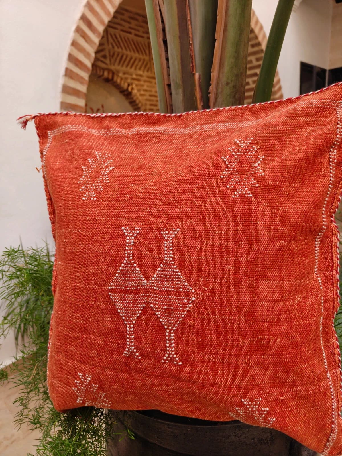 Cushion Cover From Medina Marrakech Of Cactus Silk by SabraLoom thumbnail 4