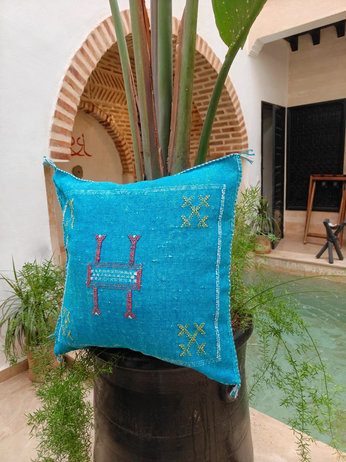 Handmade Cushion Cover From Marrakech by SabraLoom thumbnail 2