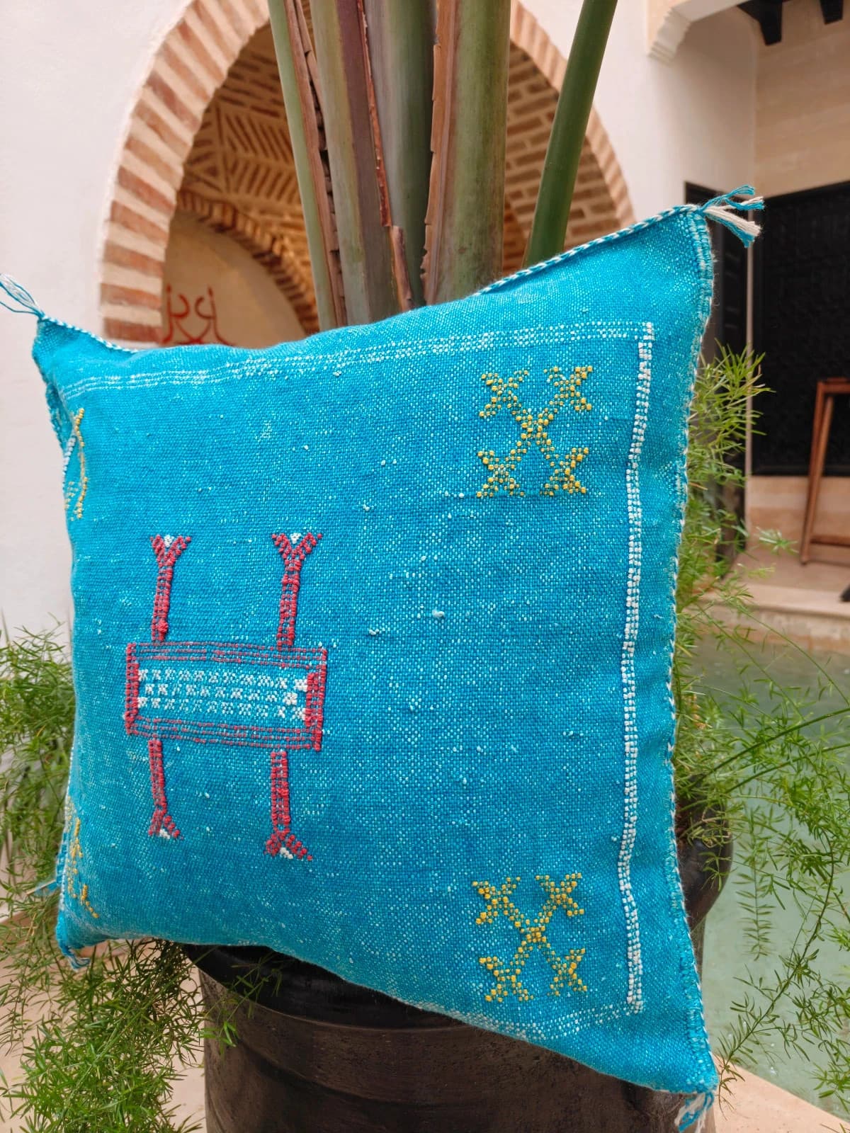 Handmade Cushion Cover From Marrakech by SabraLoom thumbnail 3