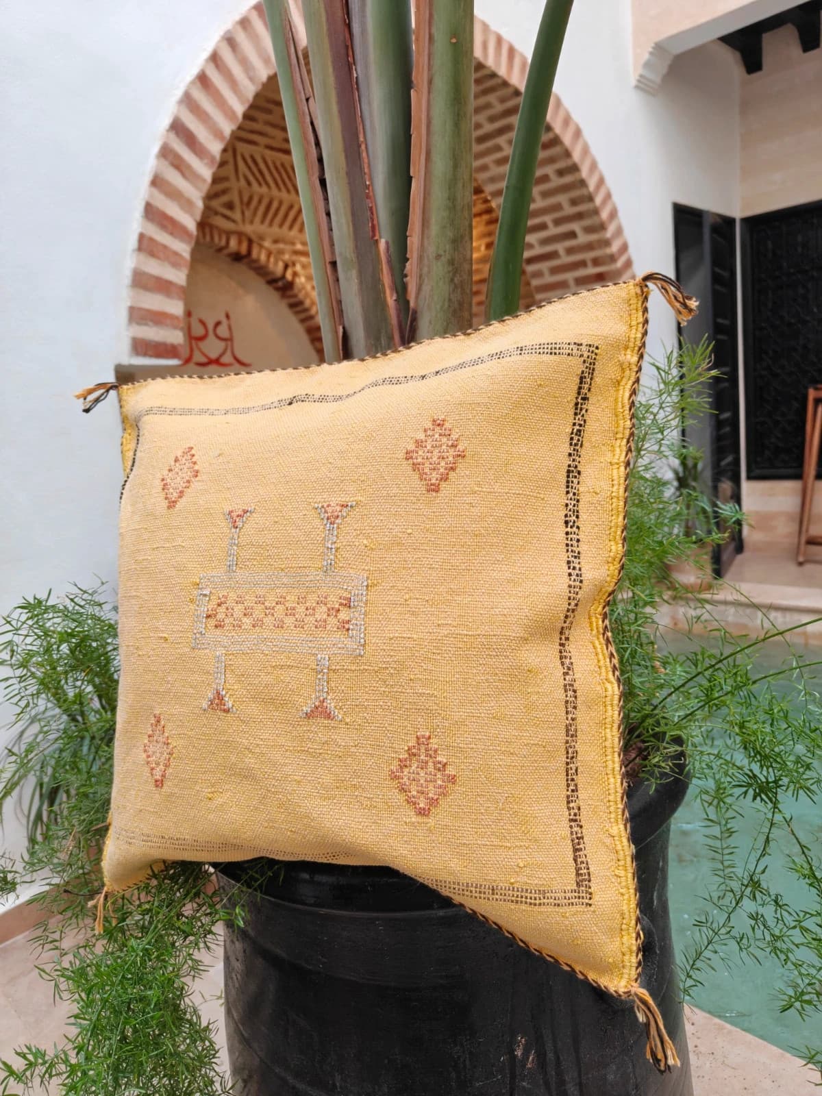 Cushion Cover Marrakech Made Of Cactus Silk by SabraLoom thumbnail 4