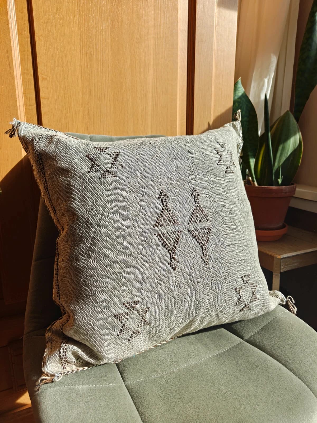 Unique Handmade Cushion Cover From Morocco by SabraLoom thumbnail 2