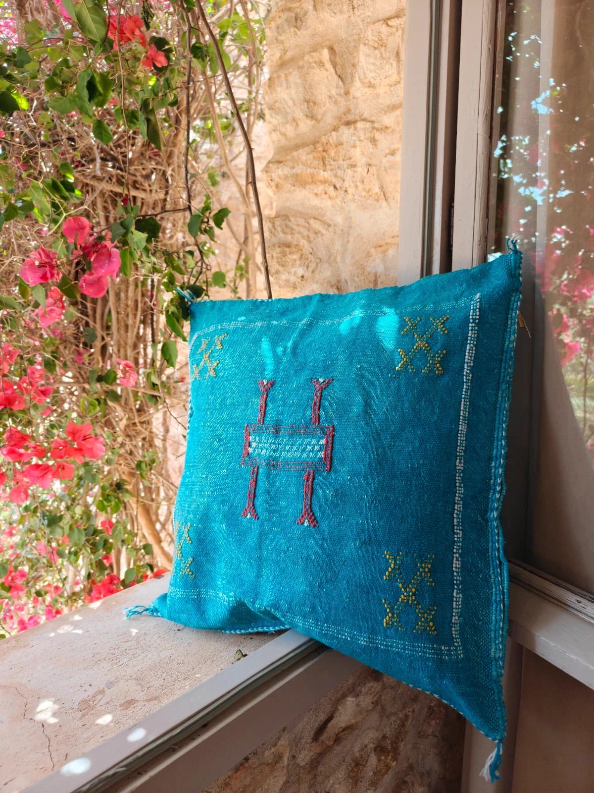 Beautiful Handmade Cushion Cover From Morocco by SabraLoom thumbnail 2