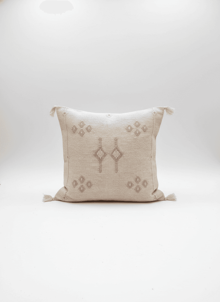 Cactus Silk Cushion Cover From Marrakech by SabraLoom
