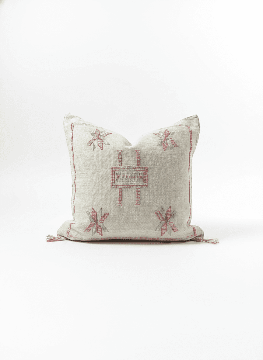 Beautiful Handmade Cushion Cover From Marrakech Made Of Cactus Silk by SabraLoom